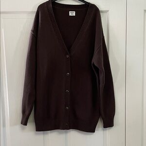 Sunday Best Rich  Brown Cardigan M